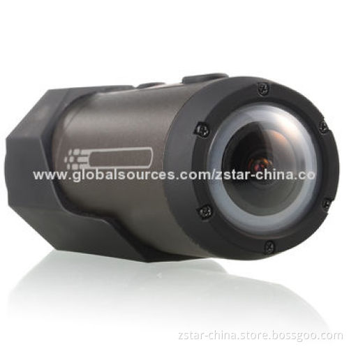 Wi-Fi Sports Camera, Full HD 1,080P Extreme Sports Action DVR Cam WaterproofNew